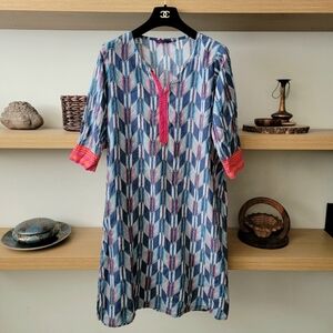 Boho Chic Bohemian Indian Kurta Shirt Dress